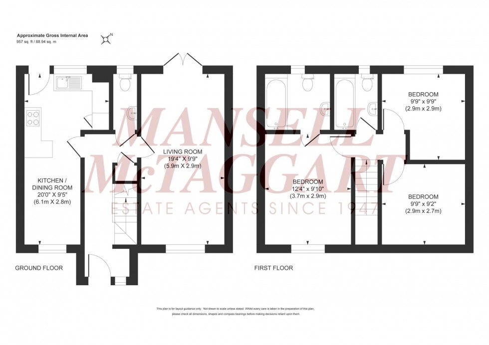 Floorplan for Junction Mews, Burgess Hill, RH15