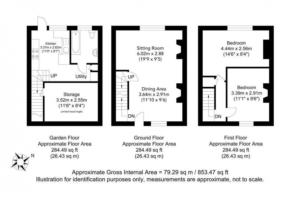Floorplan for New Road, Lewes, BN7