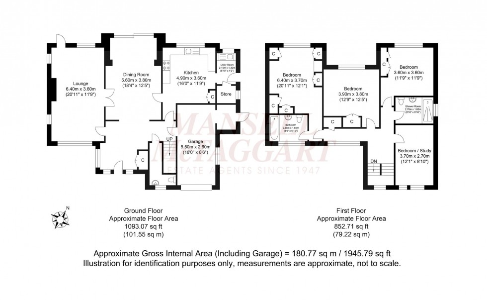 Floorplan for Longlands, Charmandean, BN14