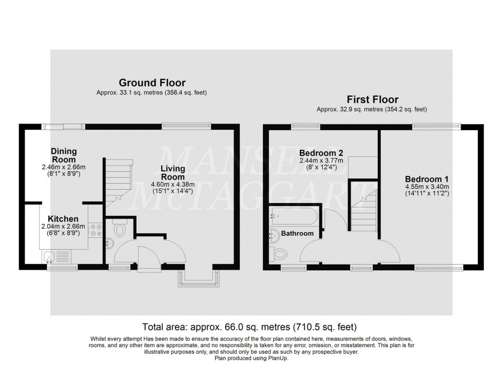 Floorplan for Gorse Drive, Smallfield, RH6