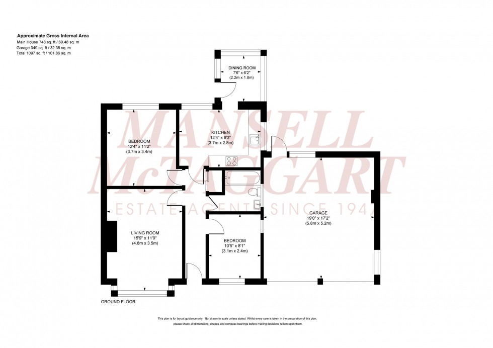 Floorplan for Leylands Road, Burgess Hill, RH15