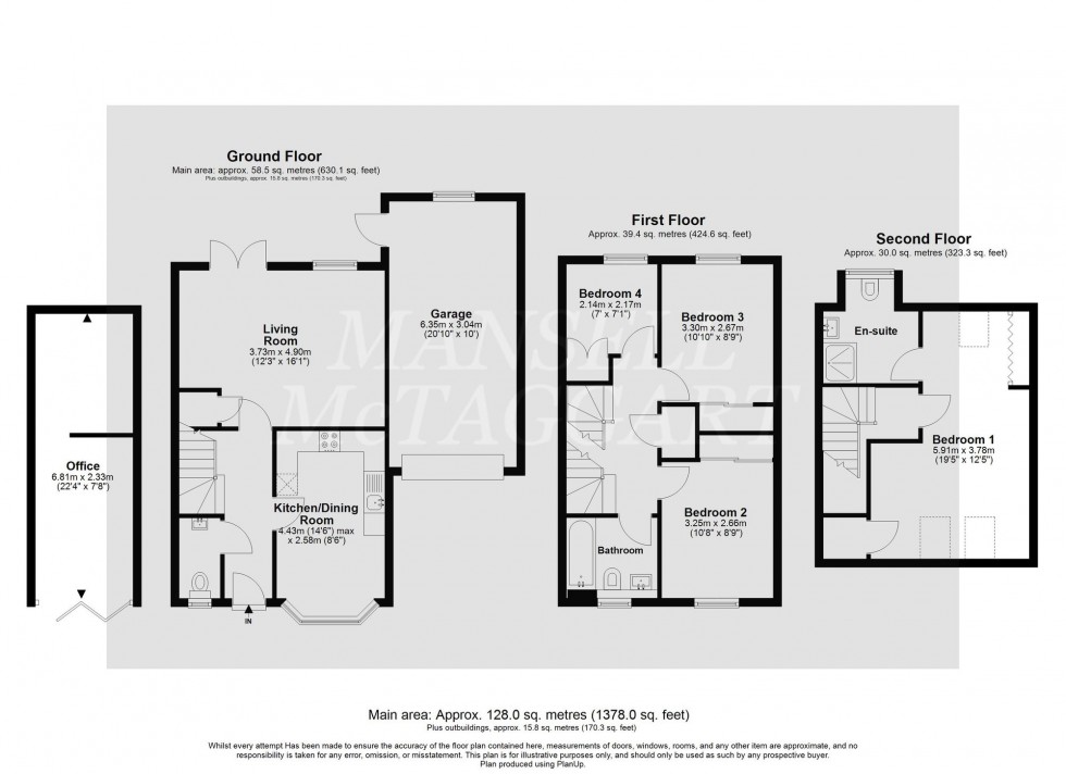 Floorplan for Sinden Heath, East Grinstead, RH19