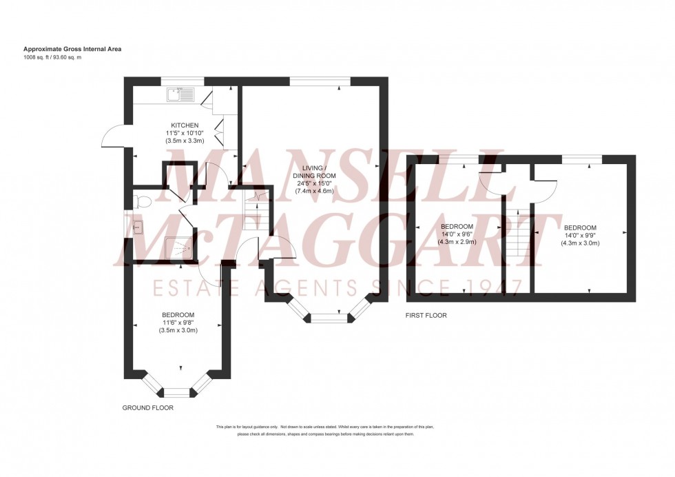 Floorplan for Junction Road, Burgess Hill, RH15