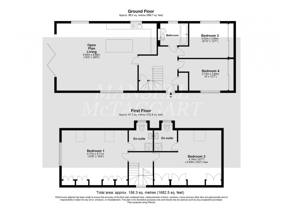 Floorplan for Maplewood Drive, Lingfield, RH7