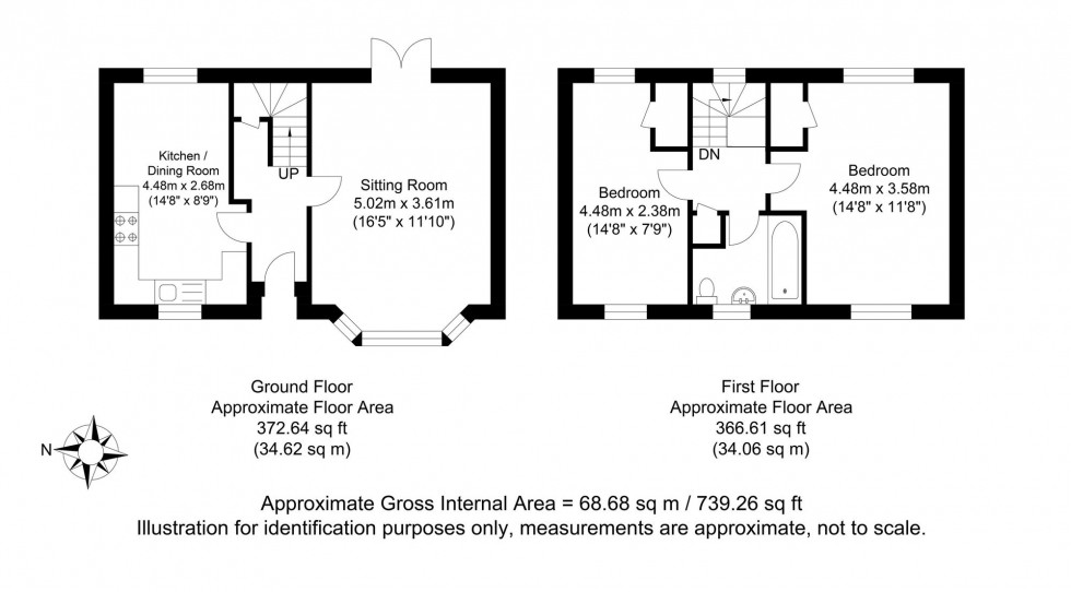 Floorplan for The Spinneys, Lewes, BN7