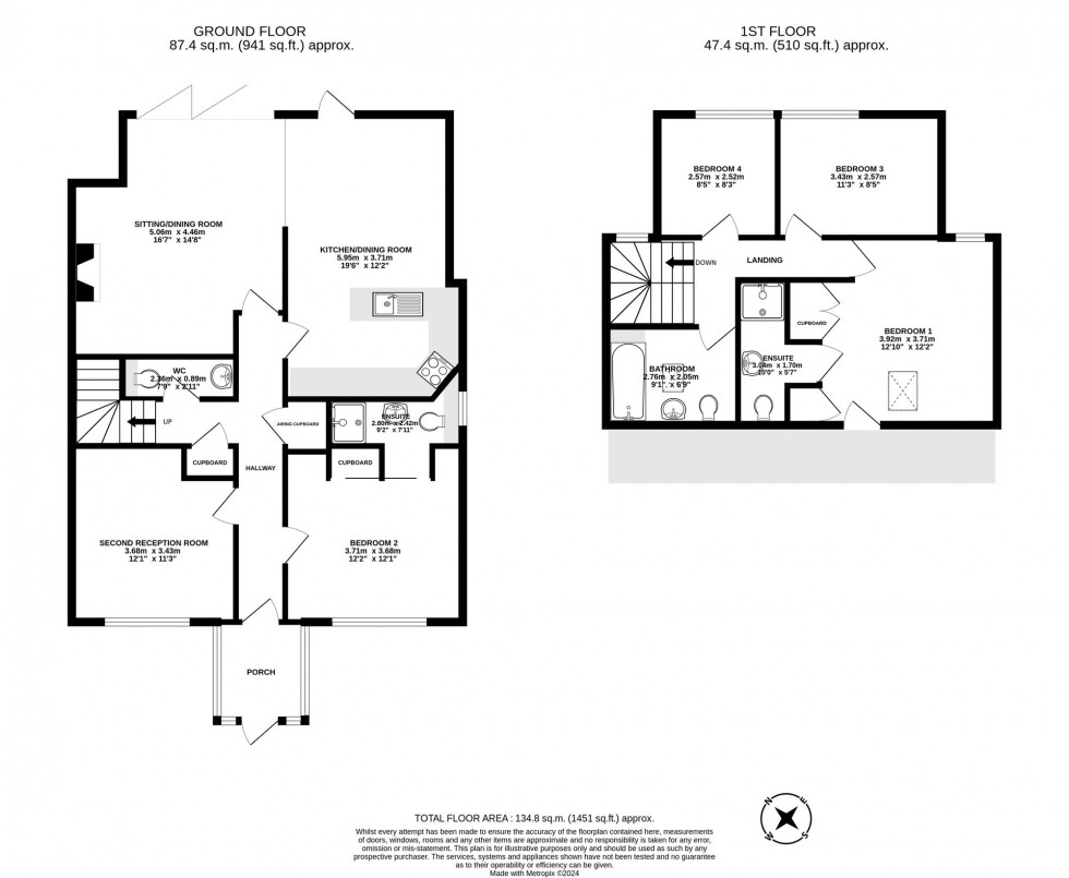 Floorplan for Hill Top Road, West Hoathly, RH19