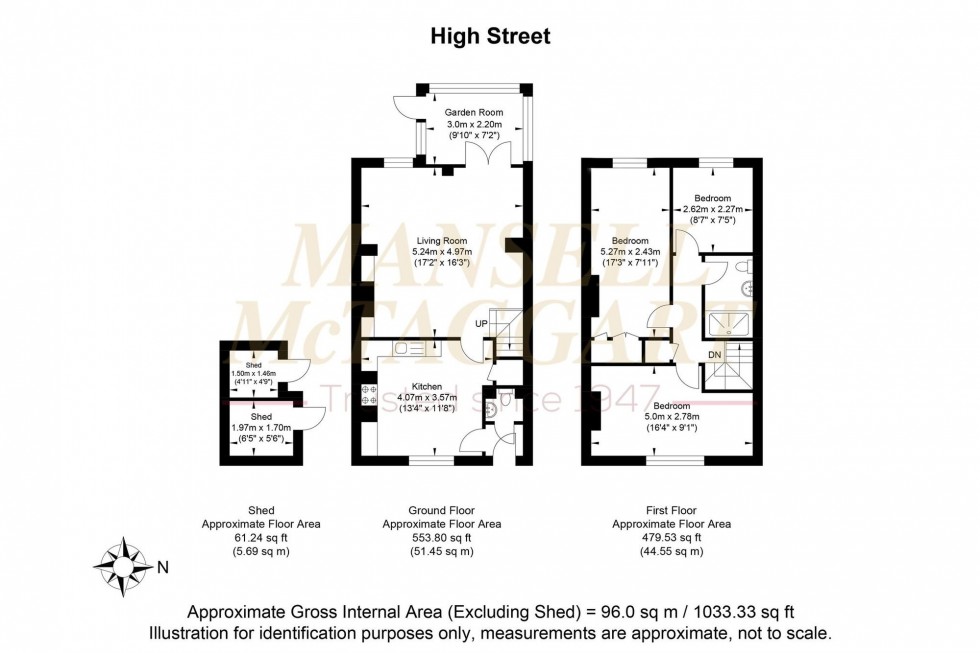 Floorplan for High Street, Cuckfield, RH17