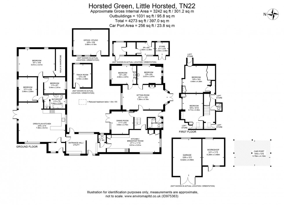 Floorplan for Horsted Green, Little Horsted, TN22