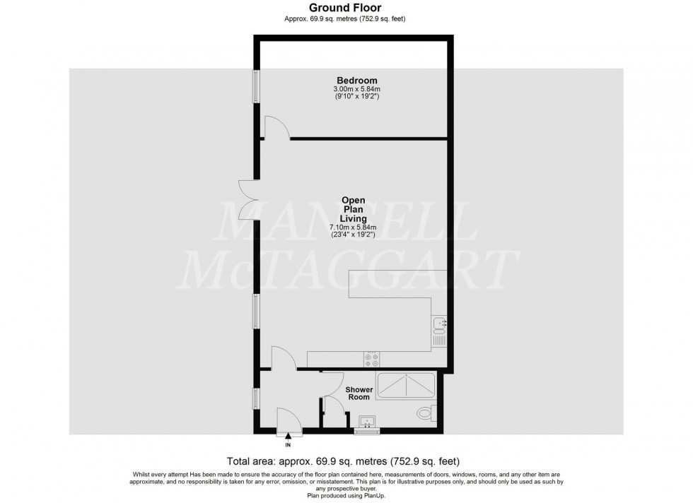 Floorplan for Hare Lane, Lingfield, RH7
