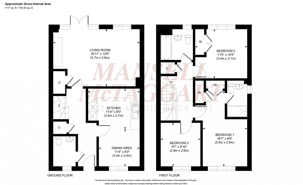 Floorplan for Templegate, Keymer Road, RH15
