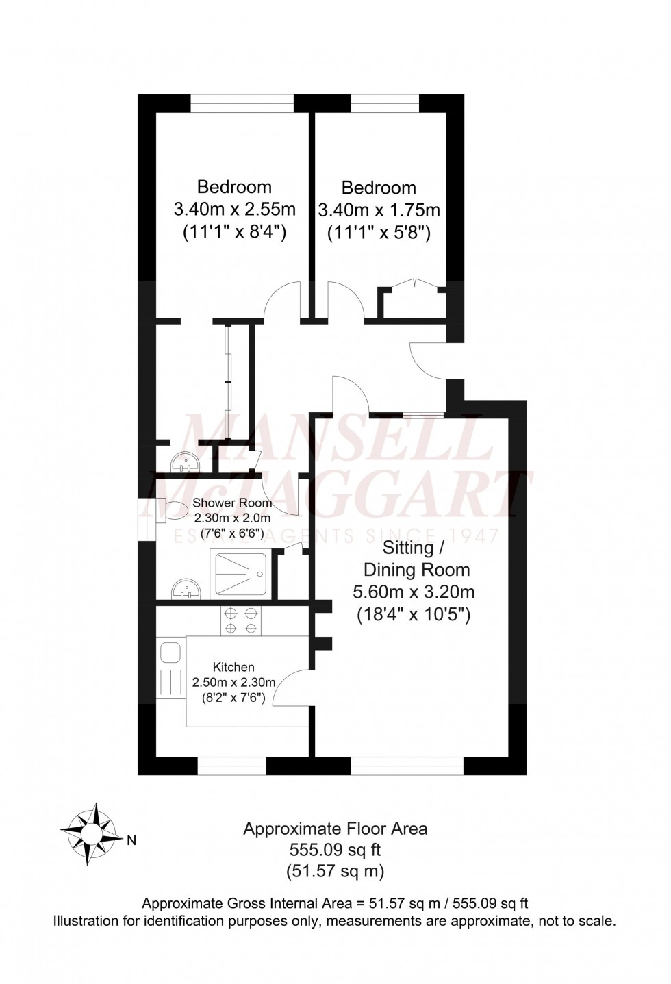 Floorplan for Manor Fields, Horsham, RH13