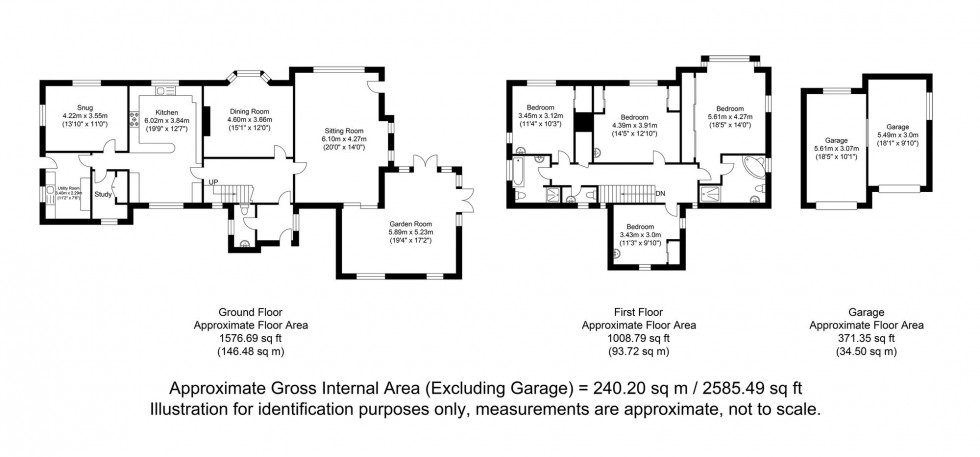 Floorplan for Harlequin Lane, Crowborough, TN6