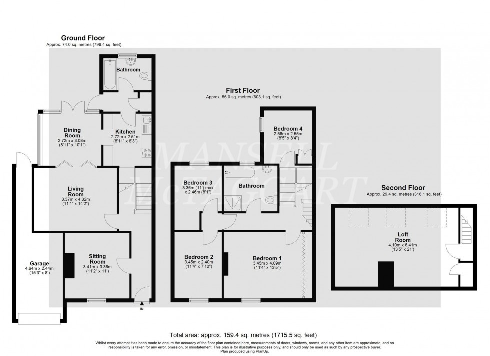 Floorplan for New Town, Copthorne, RH10