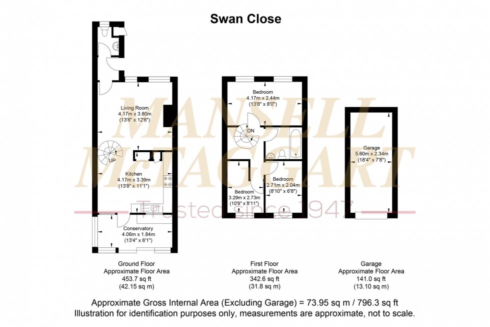 Floorplan for Swan Close, Storrington, RH20