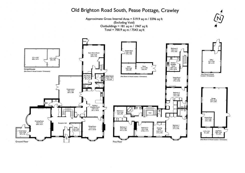 Floorplan for Old Brighton Road South, Pease Pottage, RH11