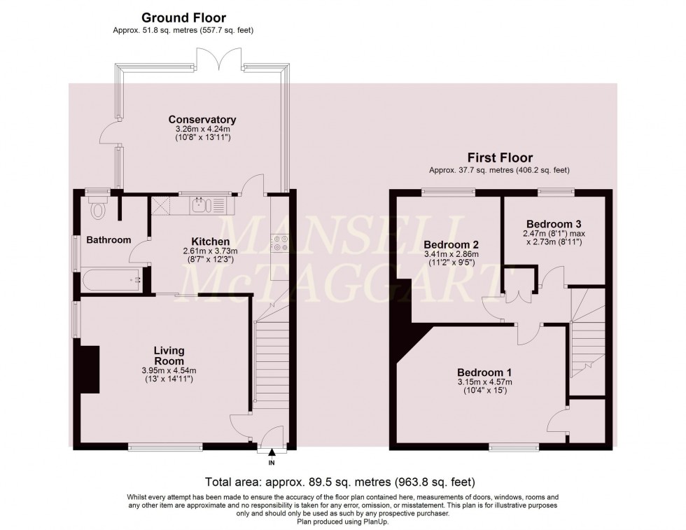 Floorplan for Sackville Gardens, East Grinstead, RH19