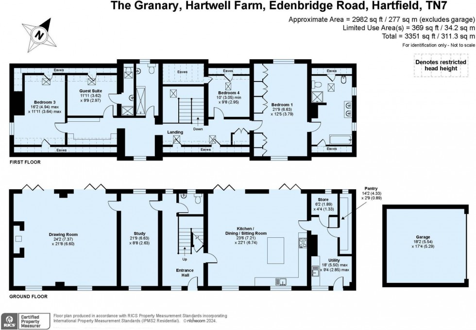 Floorplan for Edenbridge Road, Hartwell Farm Edenbridge Road, TN7
