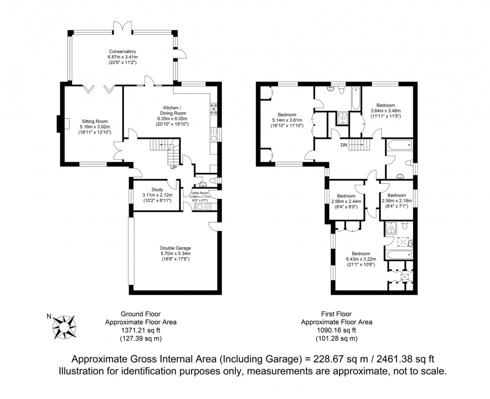 Floorplan for Norlington Court, Ringmer, BN8