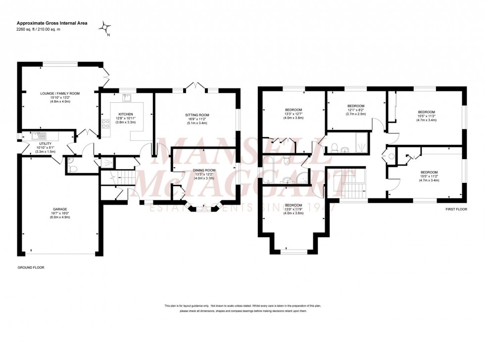 Floorplan for Woodwards Close, Burgess Hill, RH15
