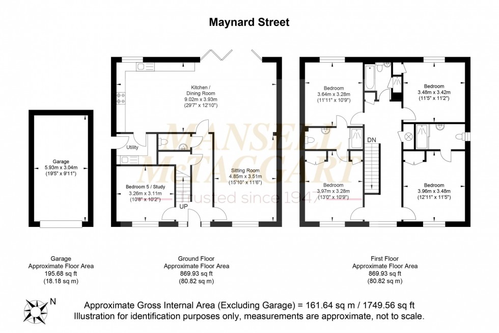 Floorplan for Maynard Street, Copthorne, RH10