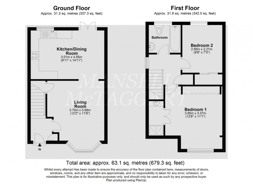 Floorplan for Brookview, Copthorne, RH10