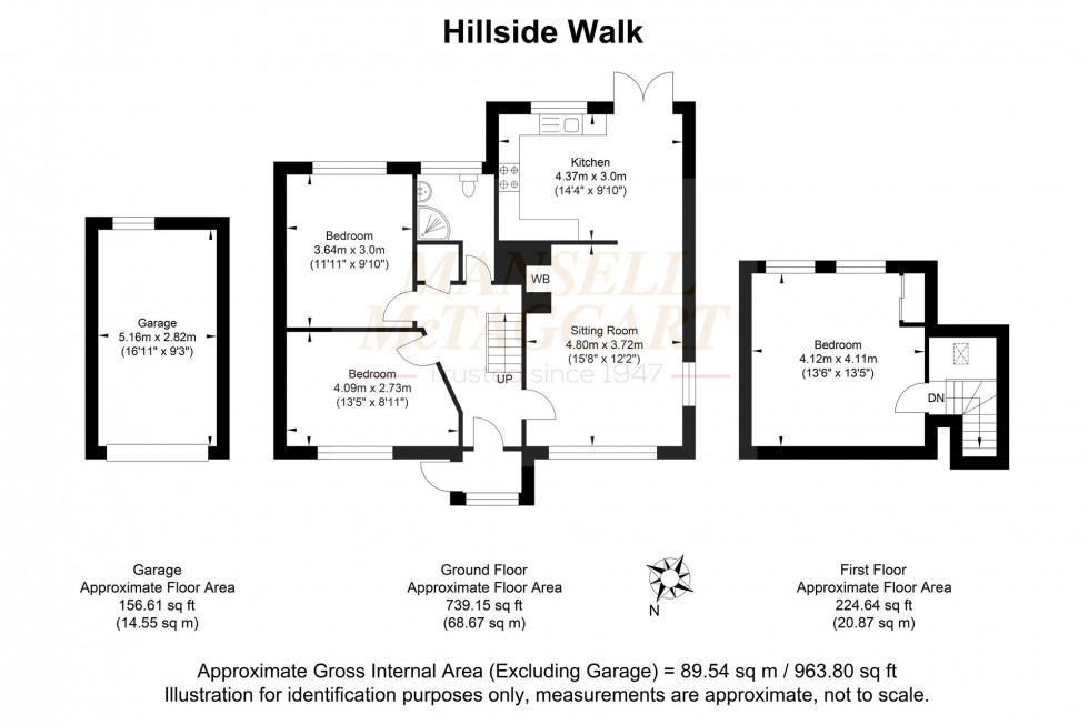 Floorplan for Hillside Walk, Storrington, RH20