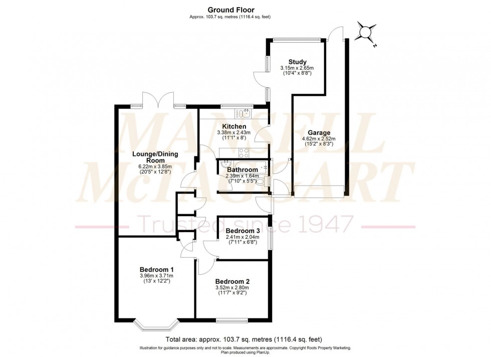 Floorplan for Vernons Road, Newick, BN8