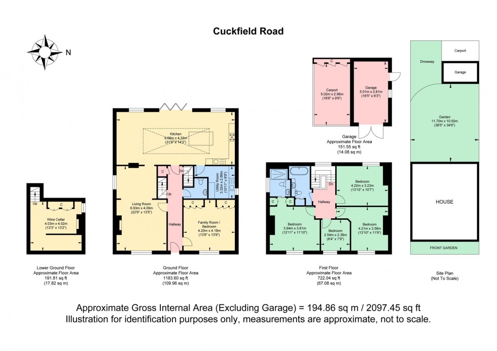 Floorplan for Cuckfield Road, Hurstpierpoint, BN6