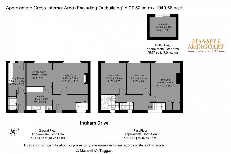 Floorplan for Ingham Drive, Brighton, BN1