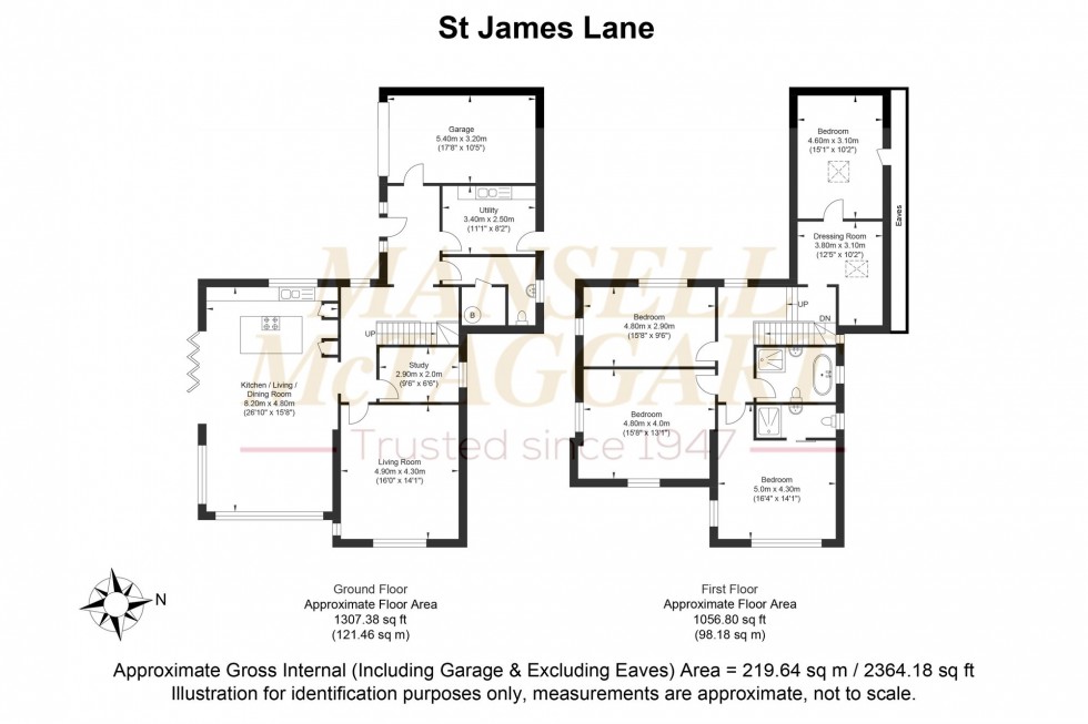 Floorplan for St. James's Lane, Nutley, TN22