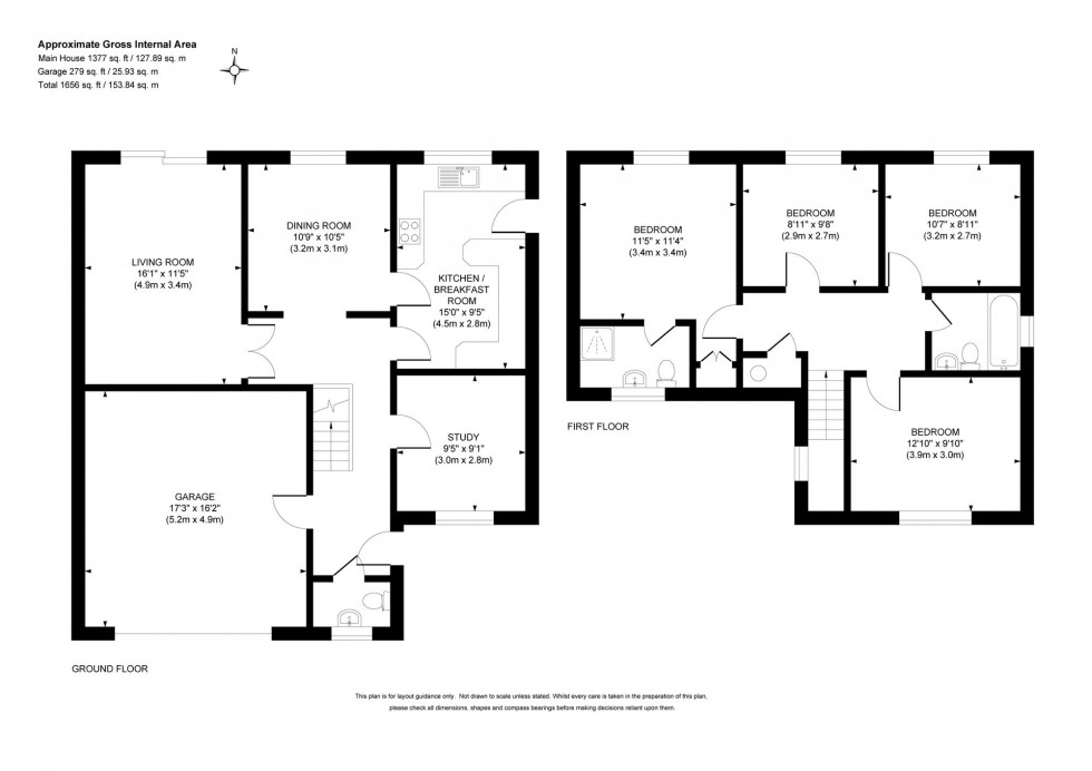 Floorplan for Burma Close, Haywards Heath, RH16