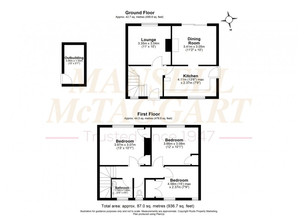 Floorplan for Fletching, Uckfield, TN22