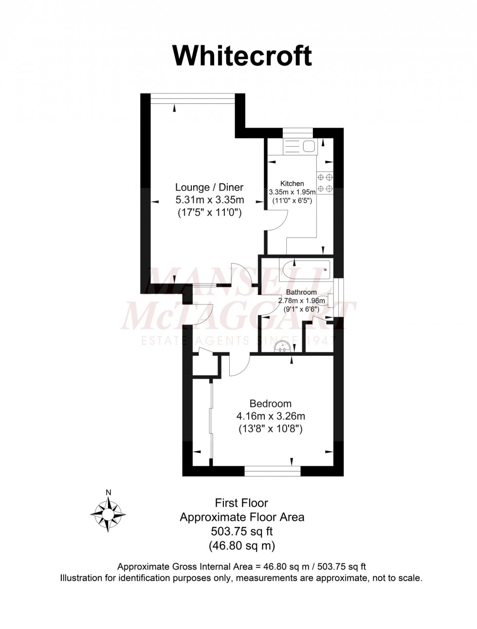 Floorplan for Whitecroft, Horley, RH6