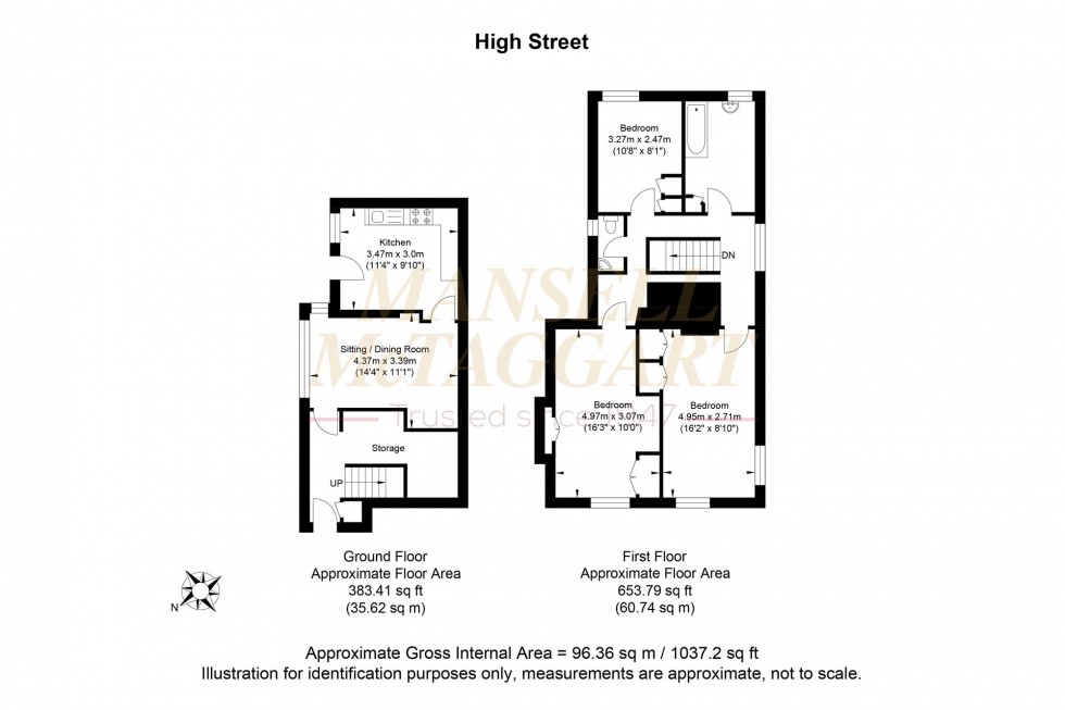 Floorplan for 200-202 High Street, Uckfield, TN22