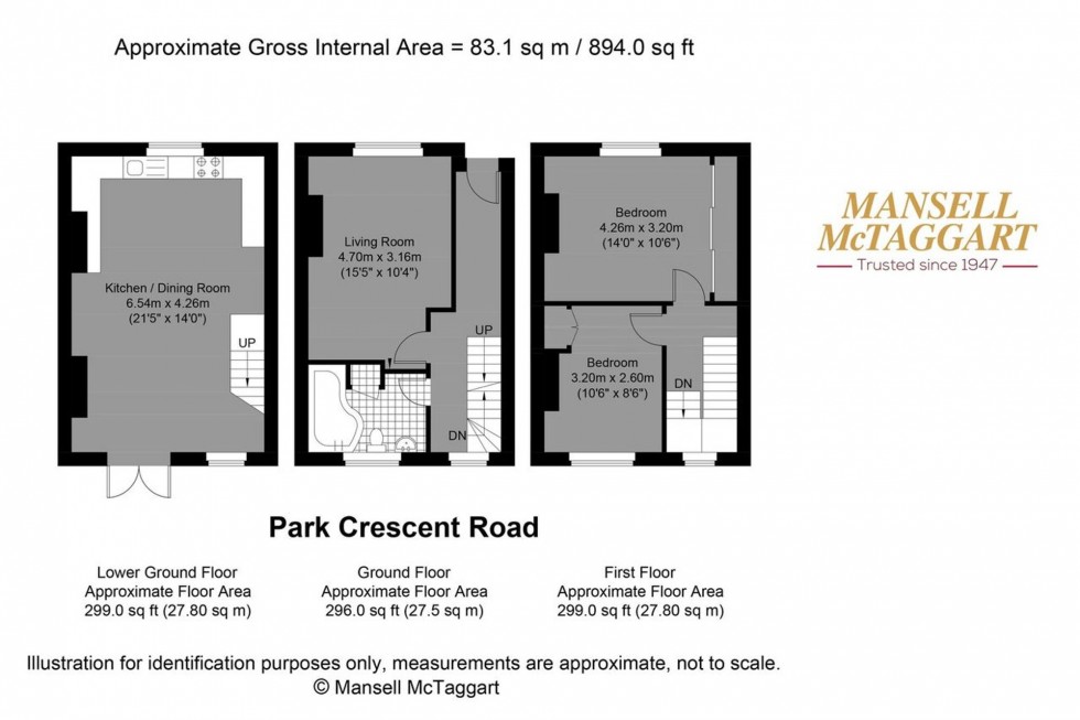 Floorplan for Park Crescent Road, Brighton, BN2