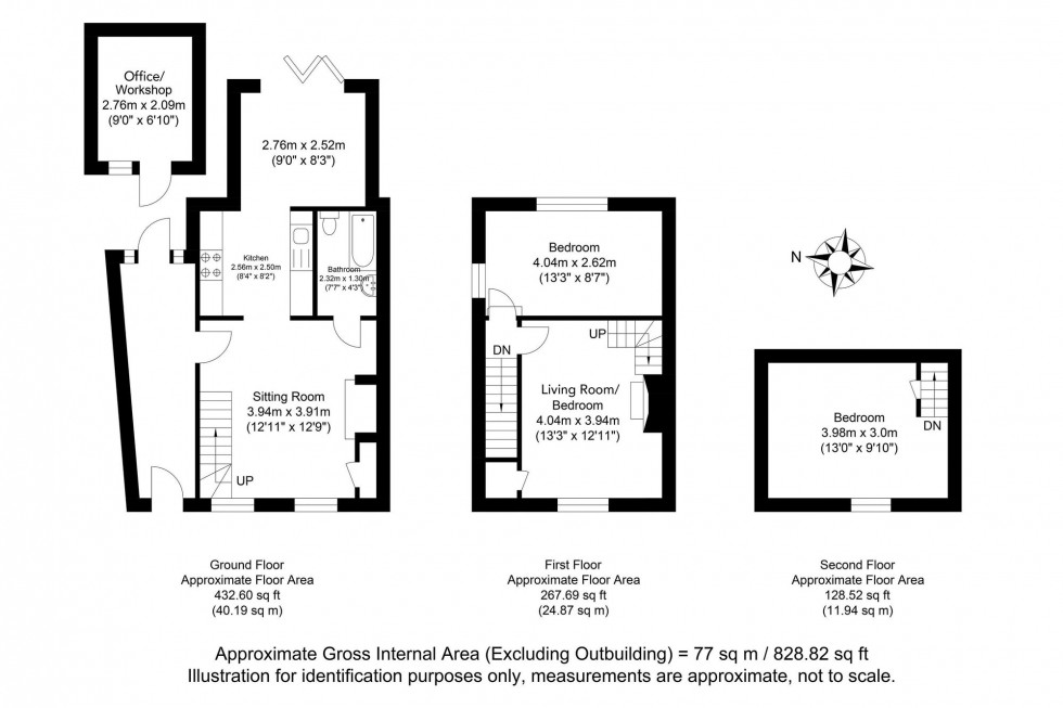 Floorplan for Malling Street, Lewes, BN7