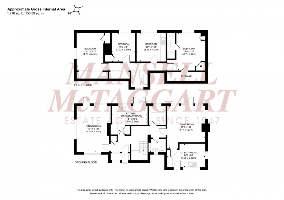 Floorplan for Birchwood Grove Road, Burgess Hill, RH15