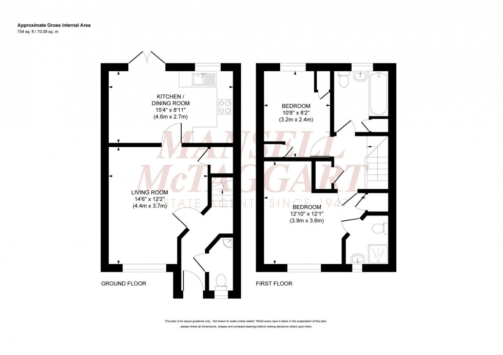 Floorplan for Unicorn Way, Burgess Hill, RH15