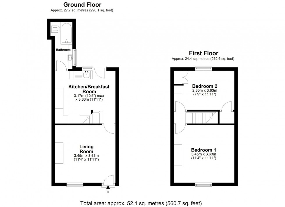 Floorplan for Ivy Dene Lane, Ashurst Wood, RH19
