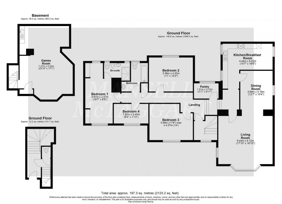 Floorplan for Ashdown Place, Forest Row, RH18