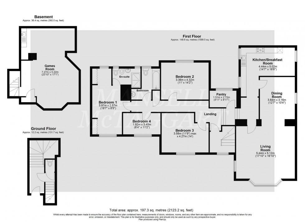 Floorplan for Ashdown Place, Forest Row, RH18
