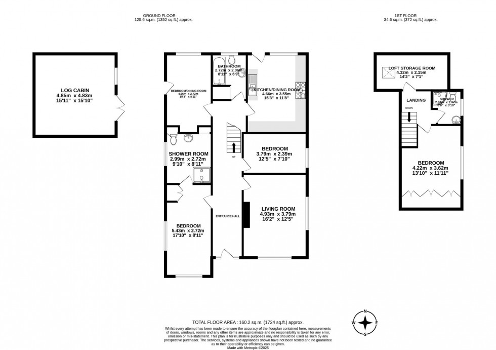 Floorplan for Coronation Road, East Grinstead, RH19