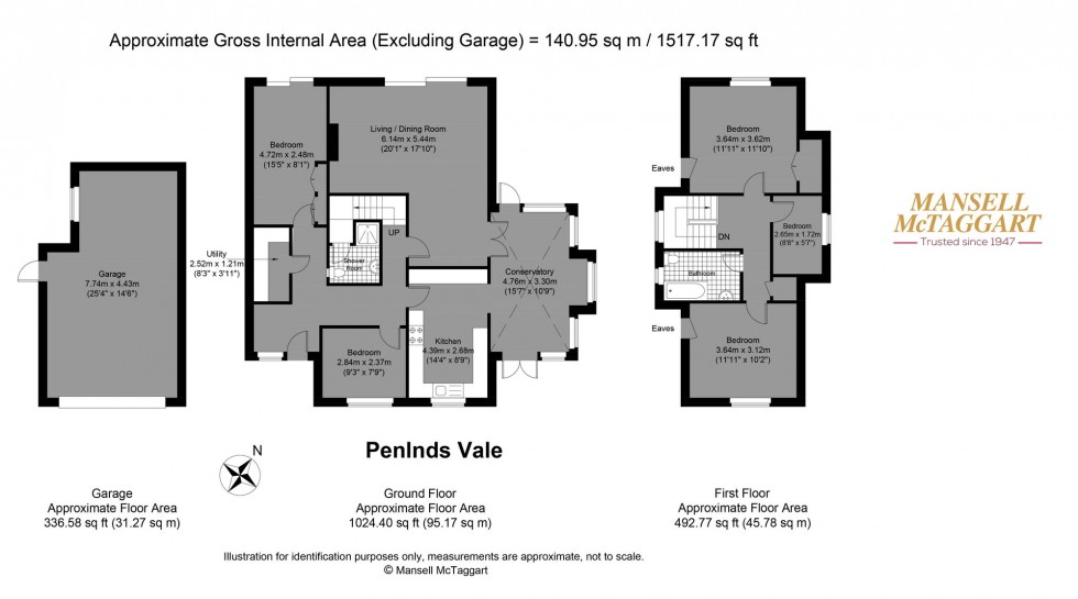 Floorplan for Penlands Vale, Steyning, BN44