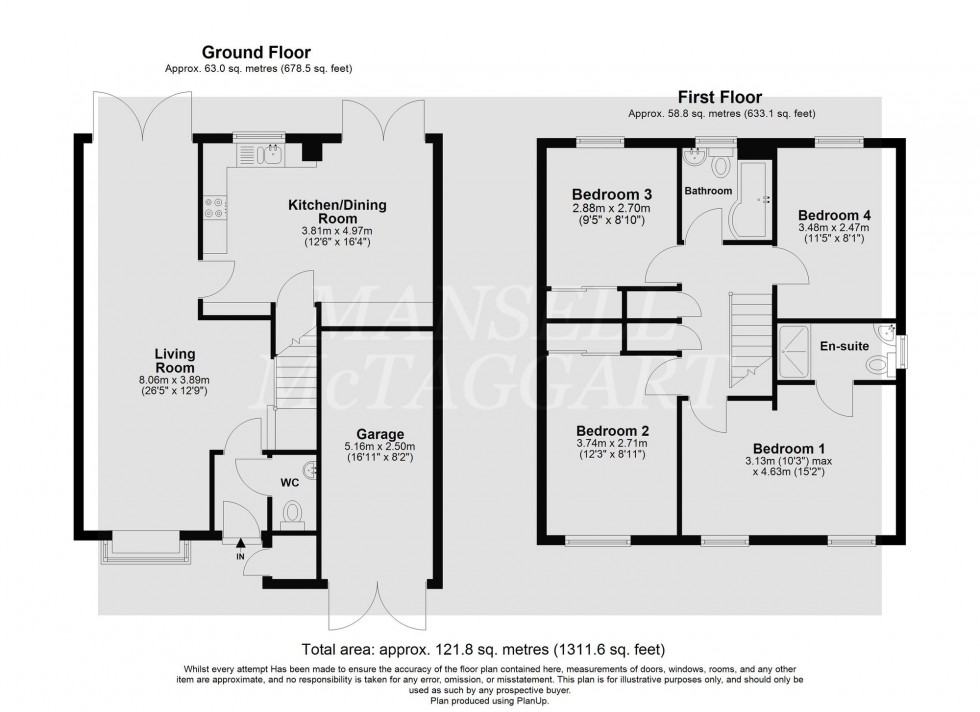 Floorplan for Spring Gardens, Copthorne, RH10