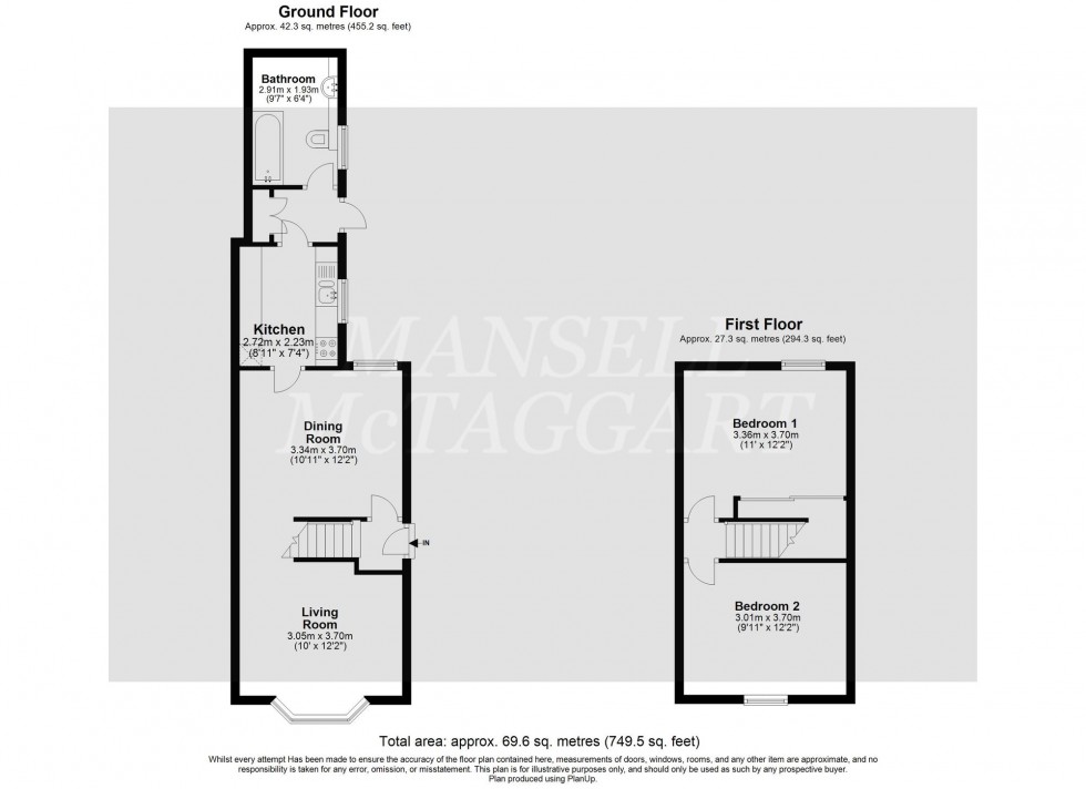 Floorplan for Dormans Park Road, East Grinstead, RH19