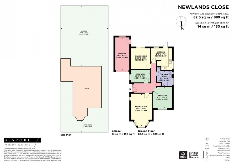 Floorplan for Newlands Close, Hassocks, BN6