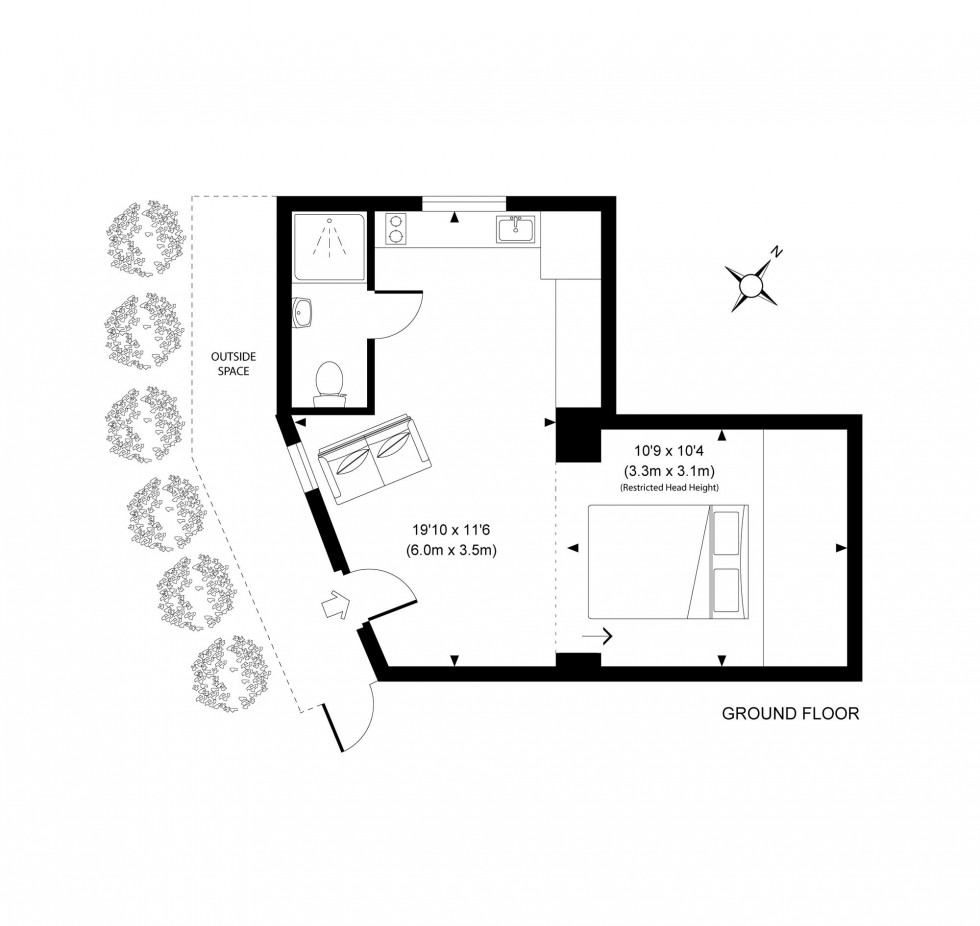 Floorplan for Firle Road, Lancing, BN15