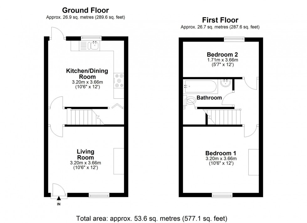 Floorplan for Imberhorne Lane, East Grinstead, RH19