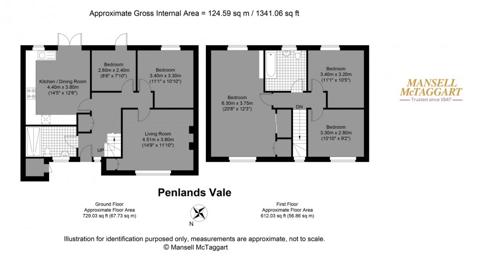 Floorplan for Penlands Vale, Steyning, BN44
