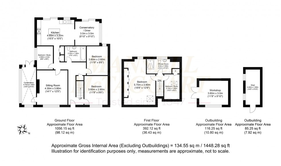 Floorplan for Brighton Road, Hassocks, BN6